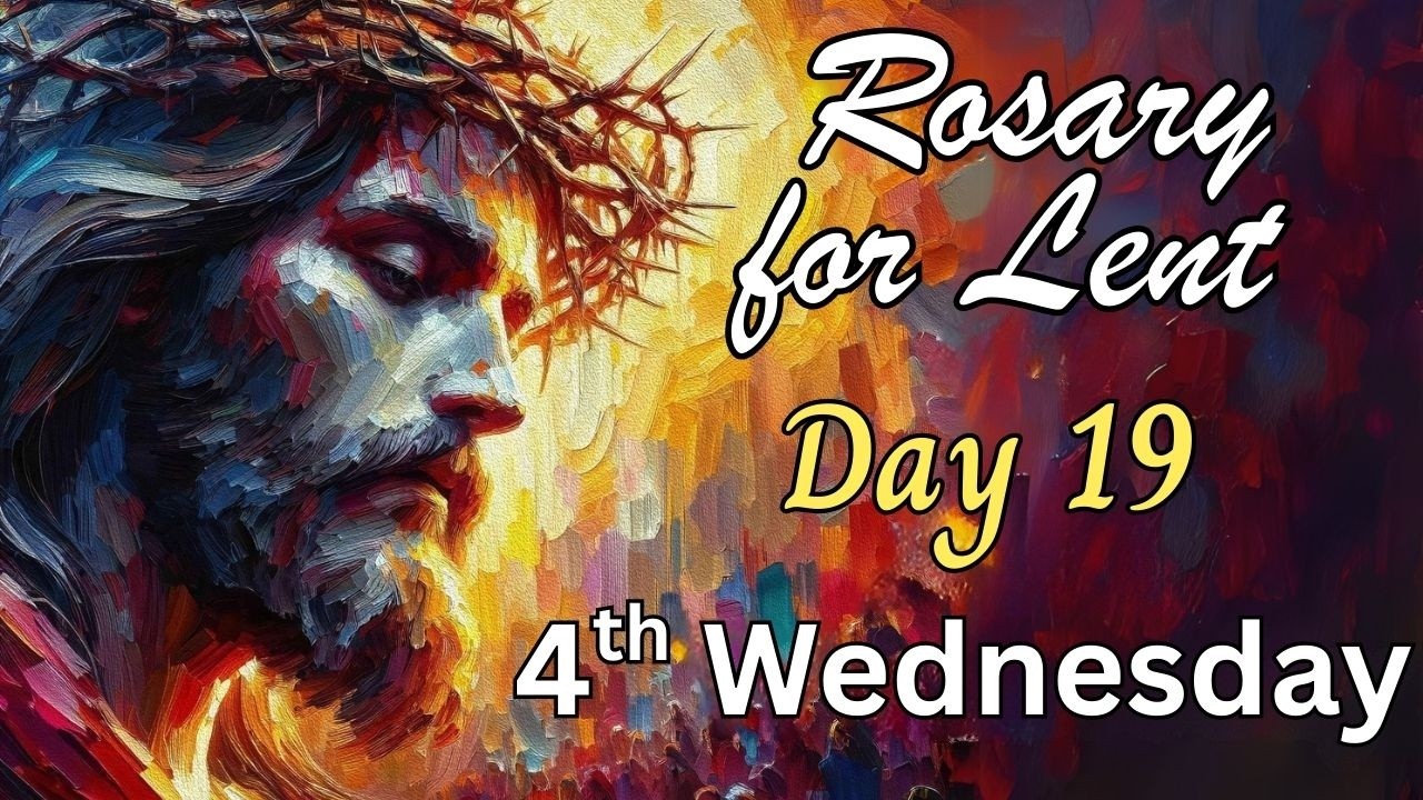 ✝️ ROSARY FOR LENT, FOURTH WEDNESDAY OF LENT ROSARY, Sorrowful Mysteries, Lenten Rosary