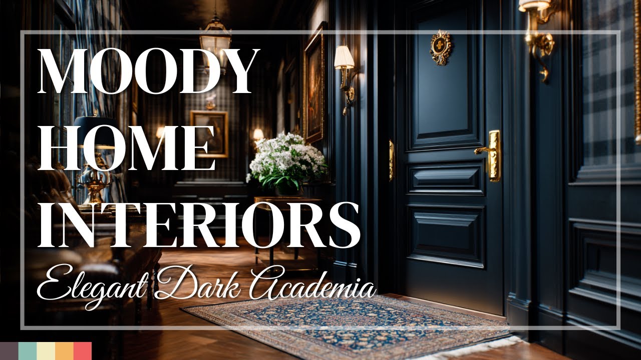 Dark Academia Home Interiors with Moody Depth 📚 Sophisticated Styling for Dramatic Elegance