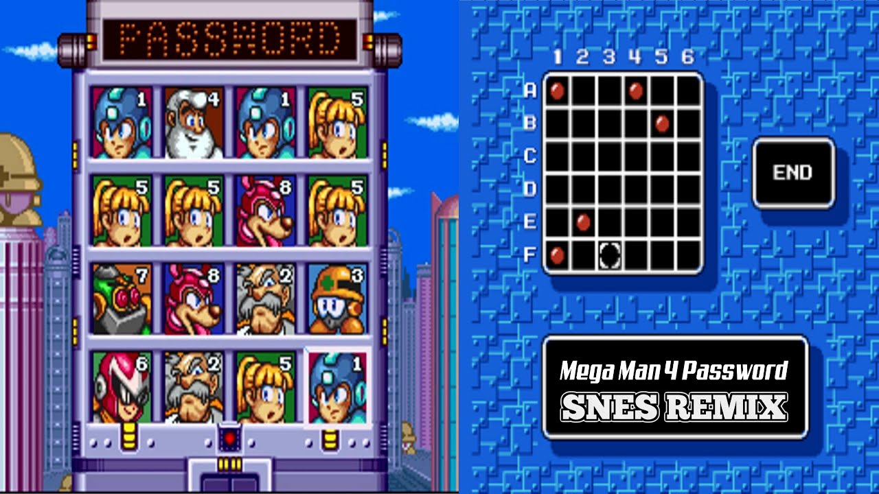 Megaman 4 Password (Megaman 7 SNES Remix)