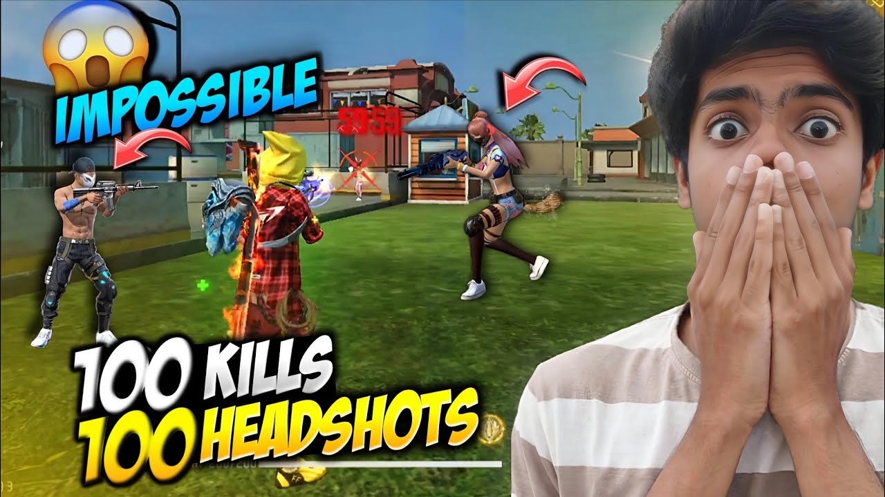100 KILLS 100 HEADSHOTS 🔥 NO BODY SHOT | FULL PROOF