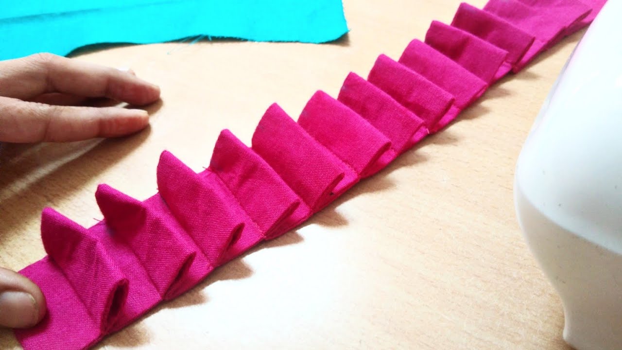 Creative Neck design with simple plain fabric