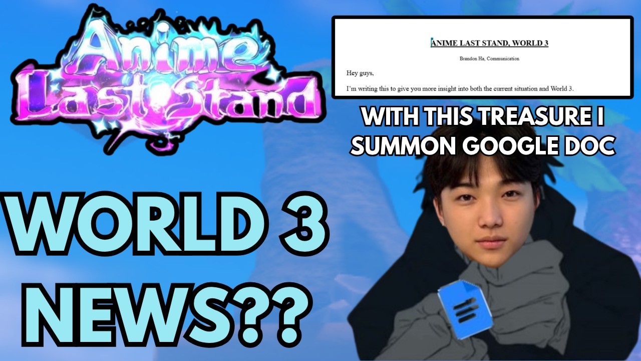 Anime Last Stand WORLD 3 NEWS??? Brandon The Boss Betrayed AGAIN???