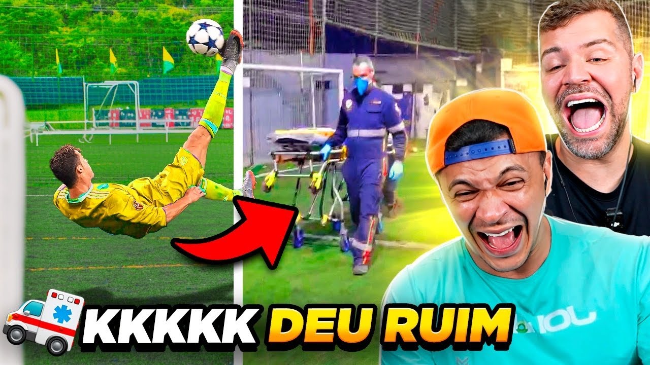 ERROU A BICICLETA E FOI PARAR NO HOSPITAL 🤣🤣 *gol dos inscritos*