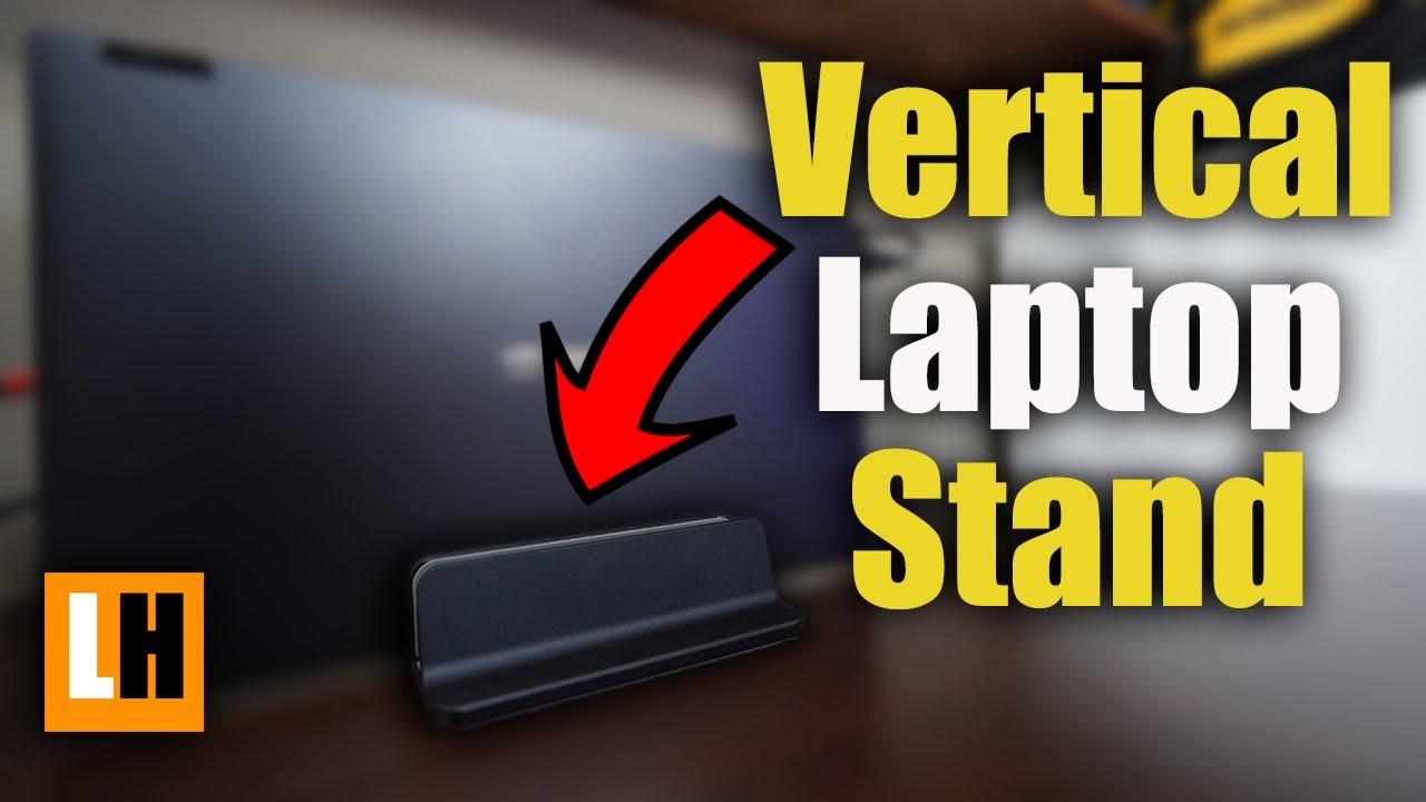 Vertical Laptop Stand (Omoton)  - If you need one, this is the ONE to get.