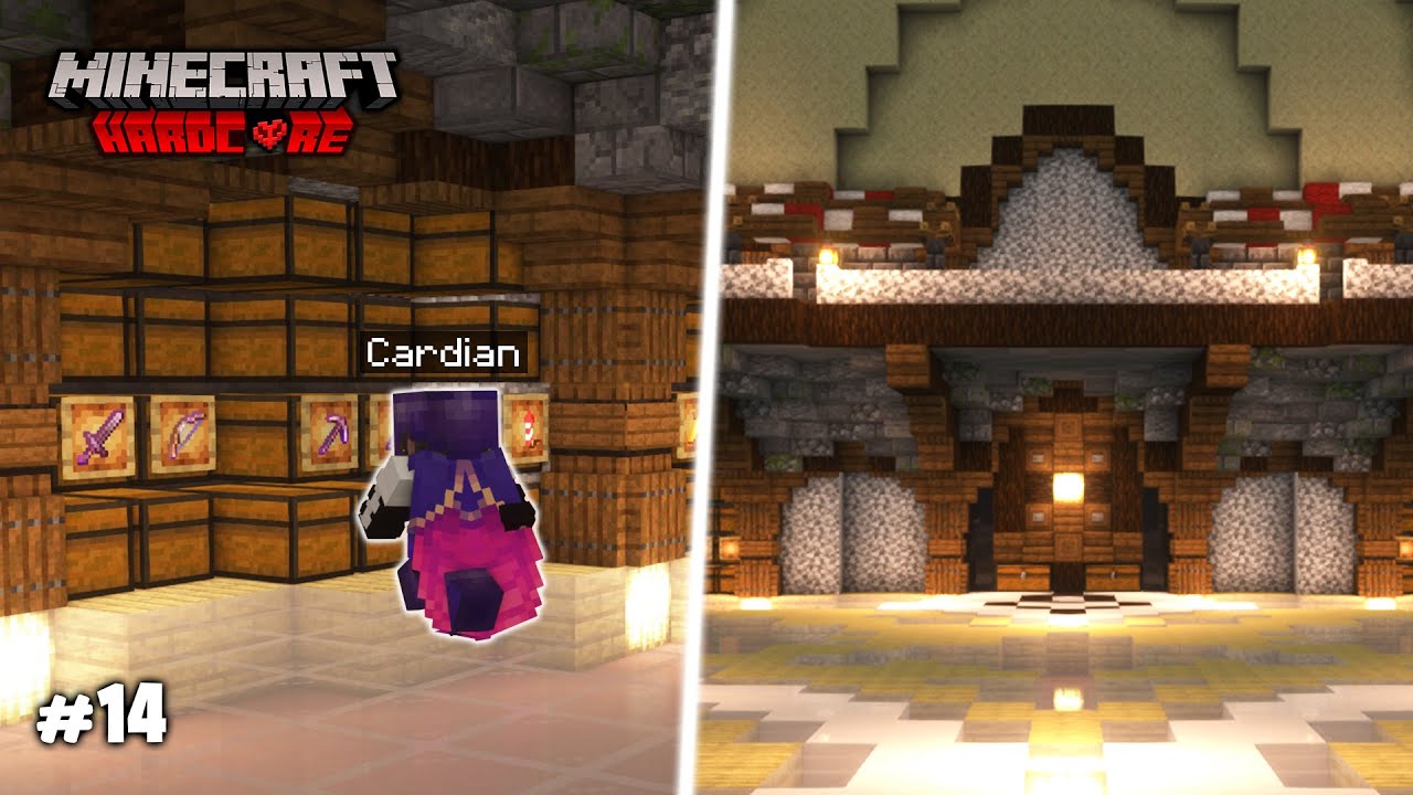 J'ai CONSTRUIT une IMMENSE SALLE DES COFFRES AUTOMATIQUE ! | Minecraft Hardcore 1.20 | Ep 14