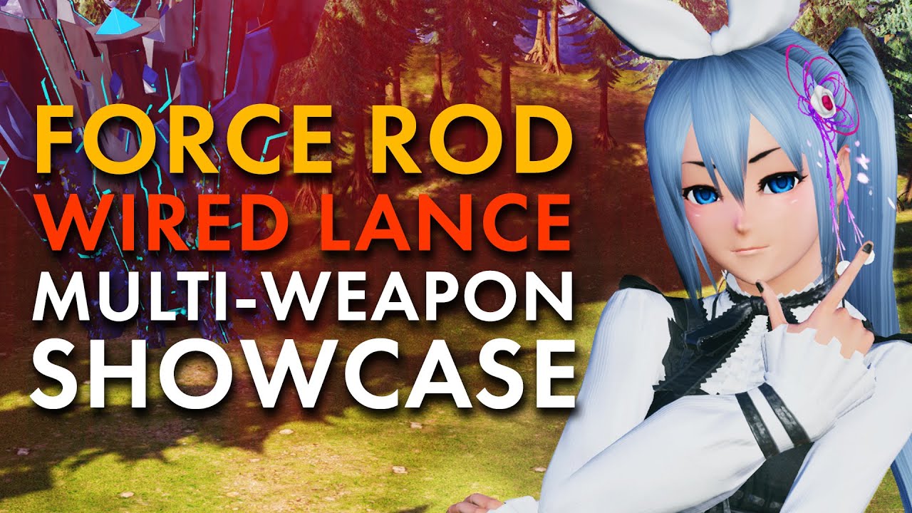 【PSO2NGS】Wired Lance/Rod Multiweapon Showcase - "Pedas Vera" Raid Boss Gameplay | 1374 Battle Power