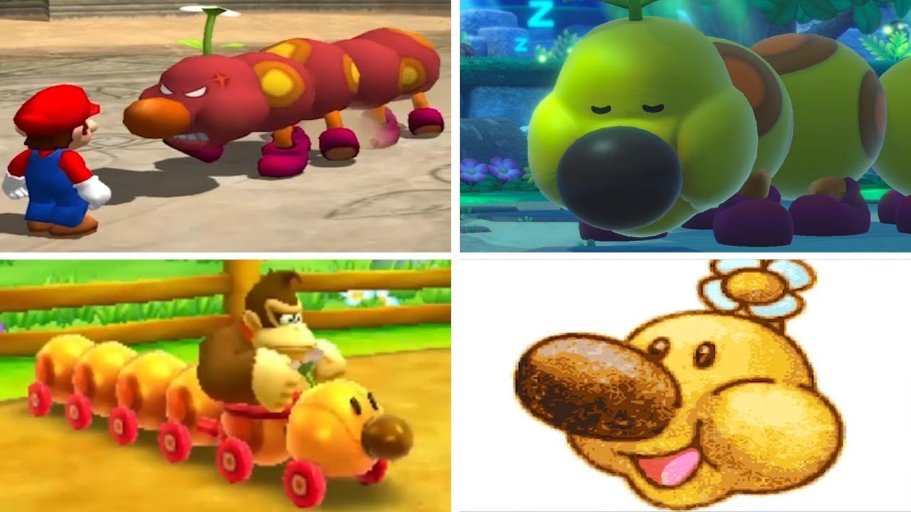 Evolution of - Wiggler Minigames in Mario Party