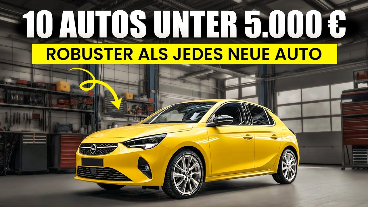 Top 10 Günstige Dauerläufer: Diese Autos unter 5.000 € überleben jeden Neuwagen