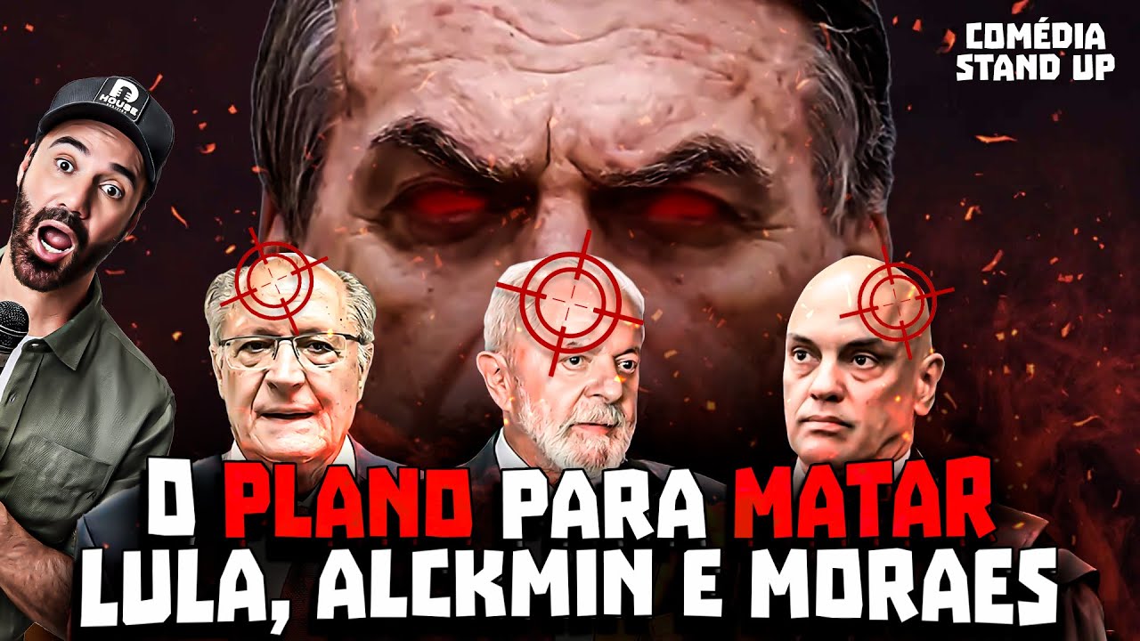 O PLANO PARA MATAR LULA, ALCKMIM E MORAES I JANJAPALOZA - COMÉDIA STAND UP DIOGO PORTUGAL