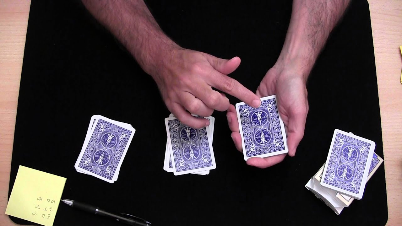 Truco de magia revelado - Espectador o mago.