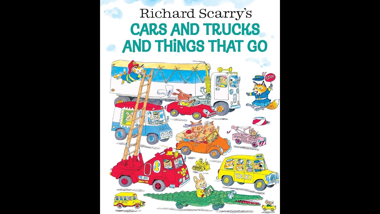 Richard Scarry Cars and Trucks and Things That Go pg28 35
