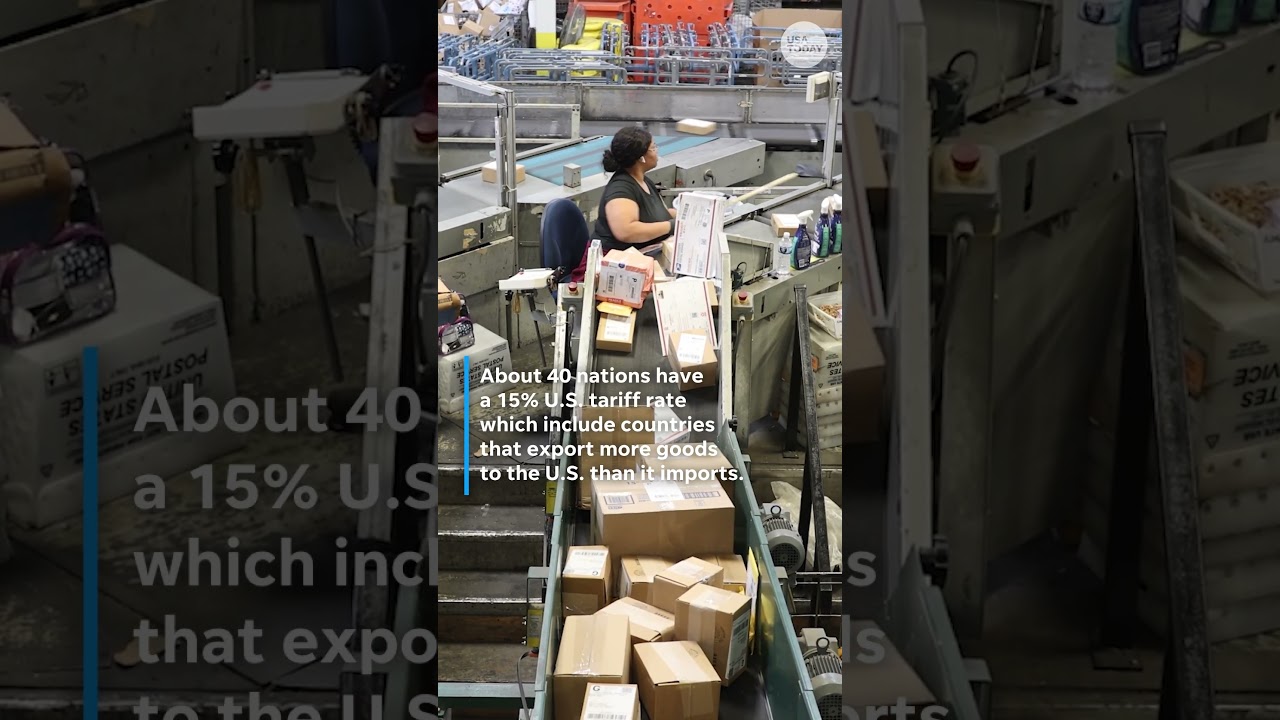 President Trump&rsquo;s sweeping tariffs take effect #Shorts