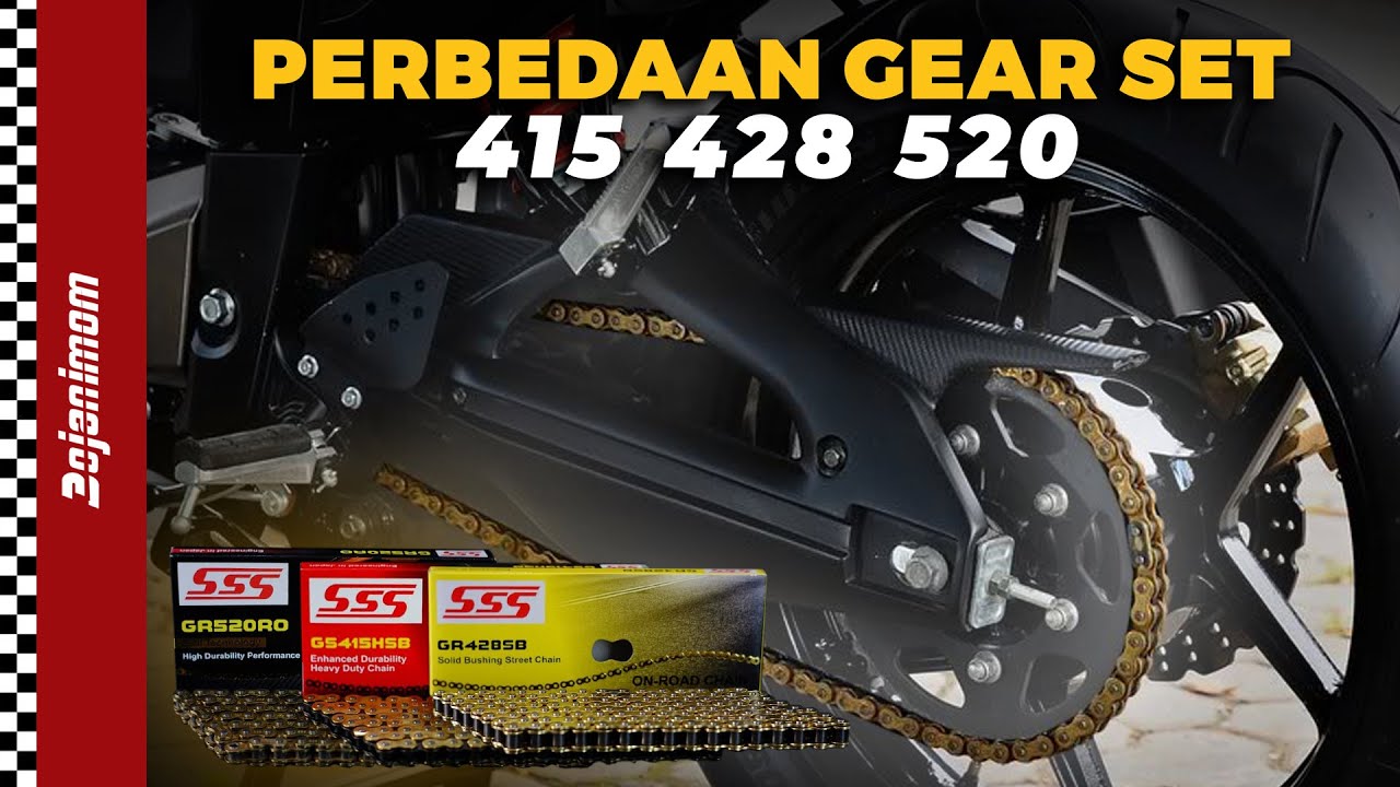 GEAR SET SSS 415 428 520 INI BEDA NYA | RANTAI HSBT | GEAR SET SSS TK RACING