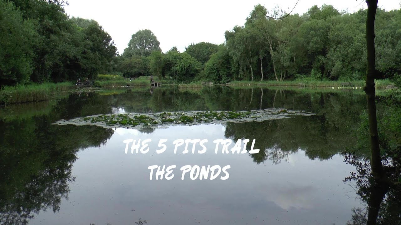 The 5 Pits Trail : The Ponds in Tibshelf, Derbyshire.