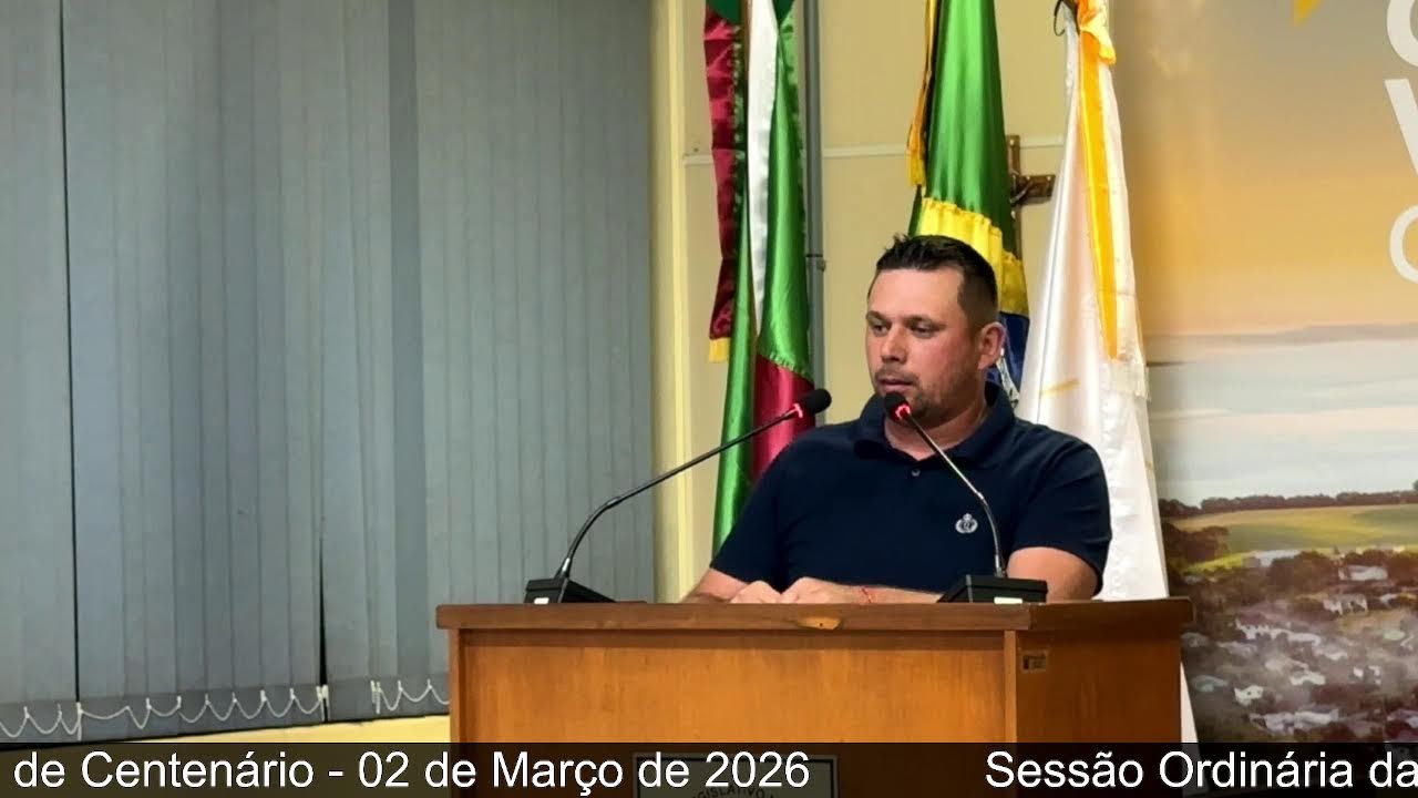 Sessão Ordinária de 02 de março de 2026