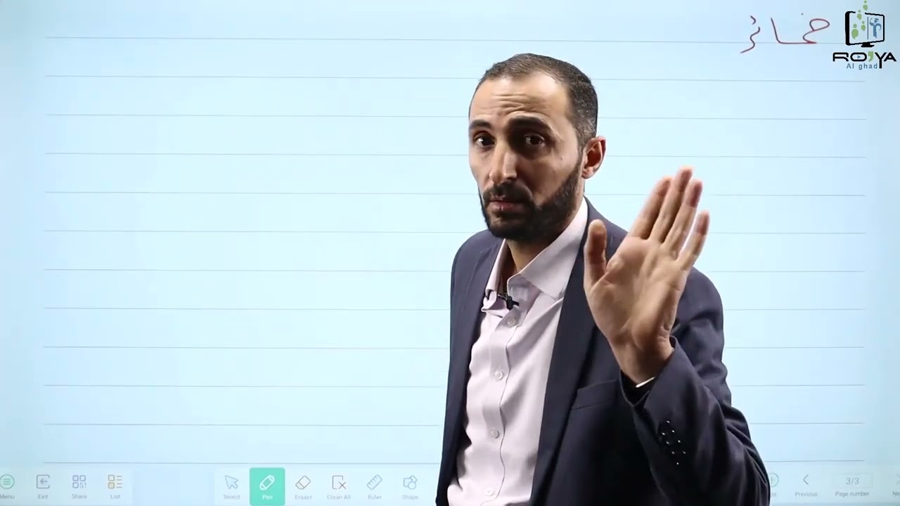 ضمائر النصب - اللغة العربية توجيهي 2006- الأستاذ عبدالرحمن أبو نواس (التأسيس)