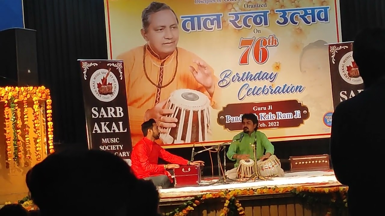 Mayank Badkar ji and Bhisham sharma ji Taal Ratan utsav Tabla Solo roohdari performance