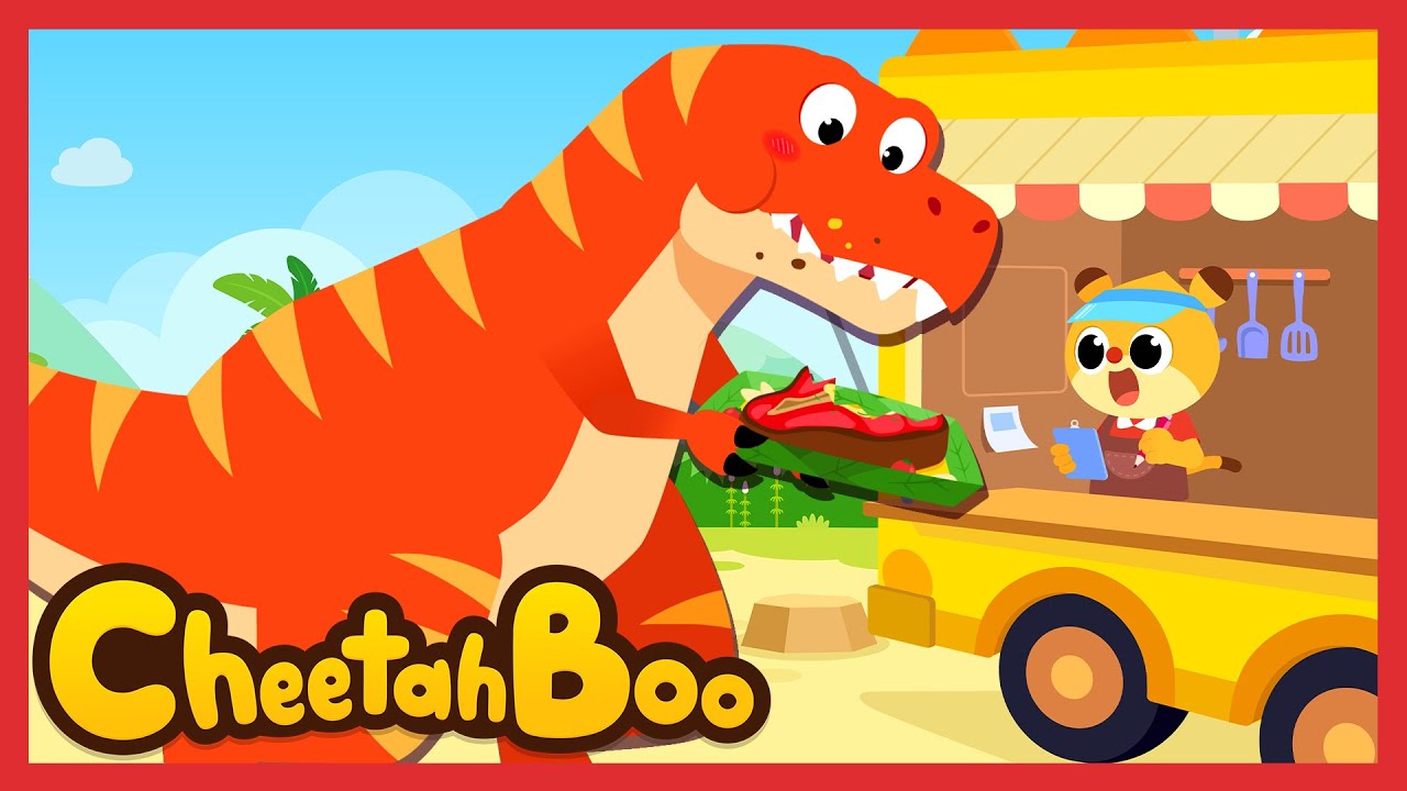 I’ll have another, please! | We’re the dinosaur chefs | Nursery rhymes & Kids Song | #Cheetahboo