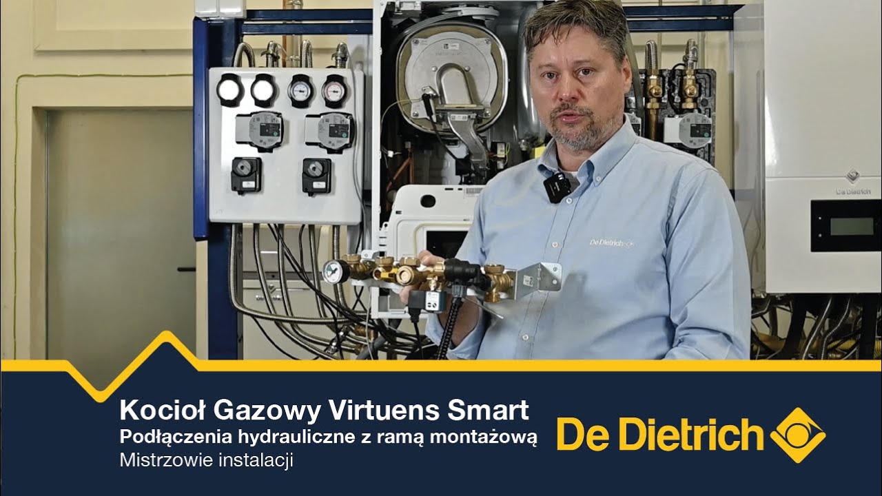 Kocioł gazowy Virtuens Smart - podłączenie hydrauliczne z ramą montażową | Mistrzowie Instalacji
