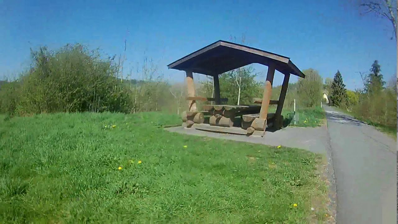 Stillgelegte Bahnstrecken Radweg auf dem ehemaligen Bahndamm Neuhaus/Schierschnitz-Sonneberg