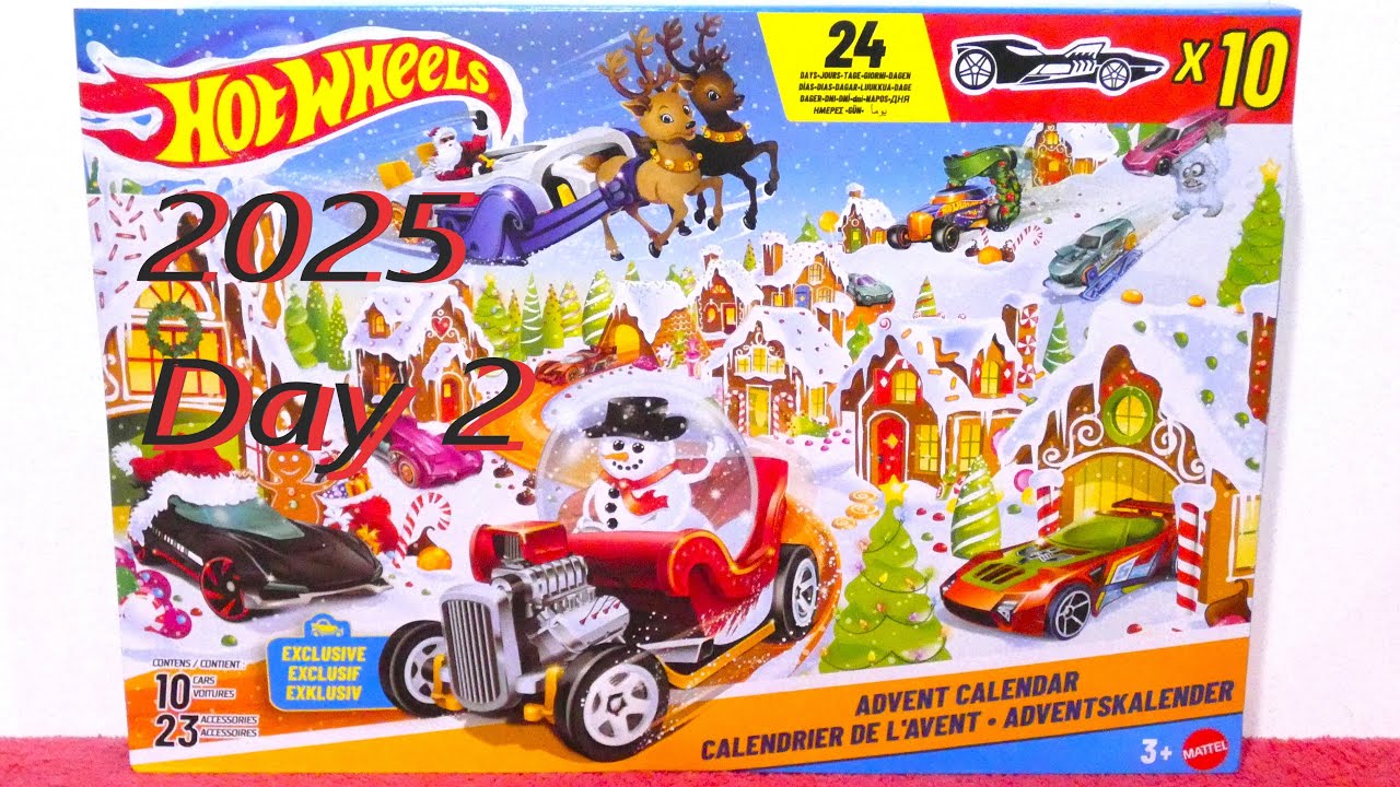 Адвент-календарь Hot Wheels 2025, день 2