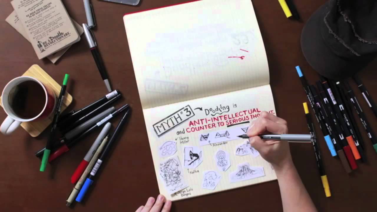 Exclusive video of Sunni Brown doodling her creative process