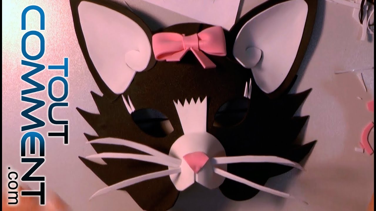 Comment faire un masque de chat 🐱