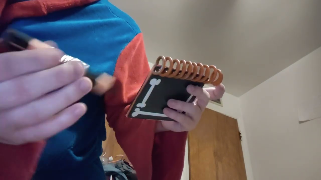 I made a handy dandy Halloween Steve Notebook