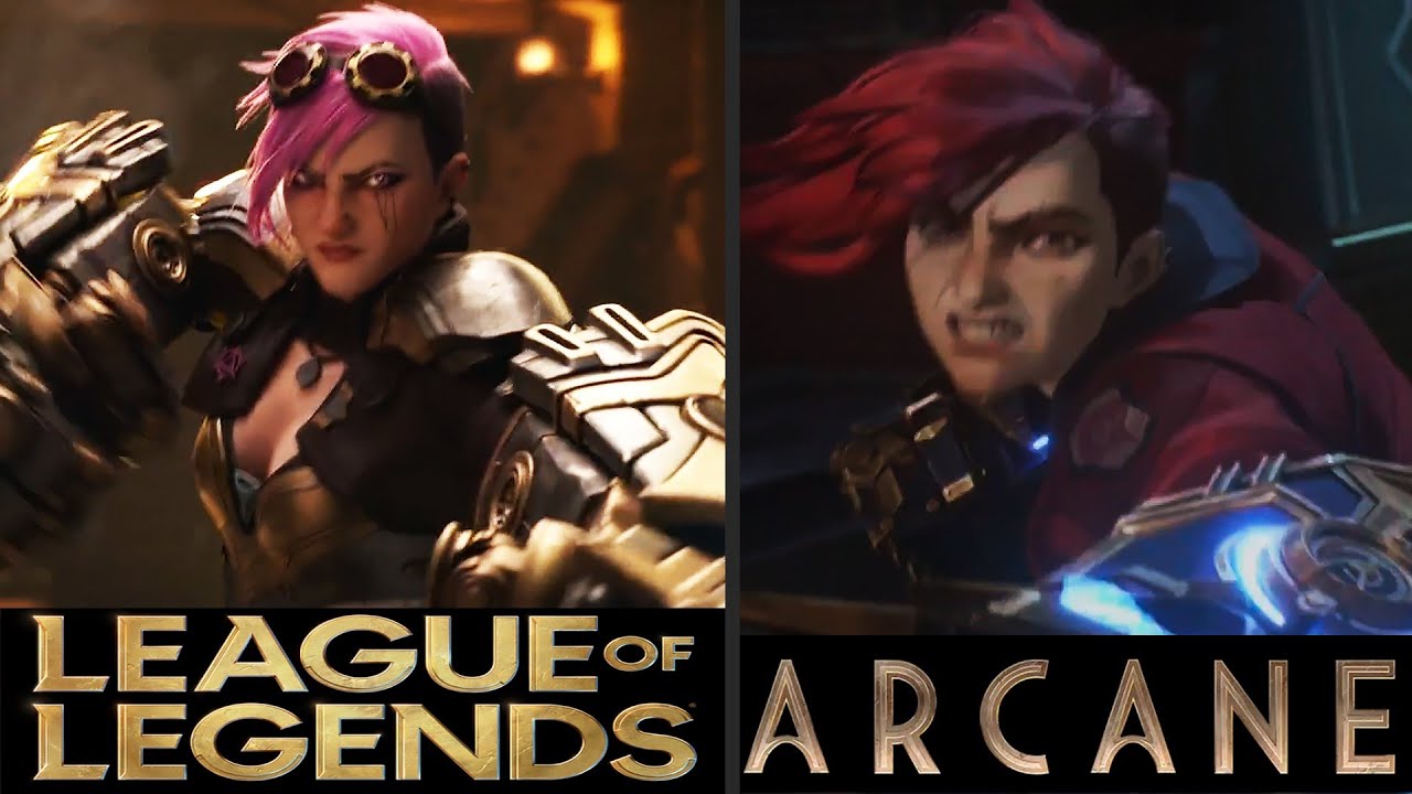 Arcane Characters In Game vs Animation | League of Legends