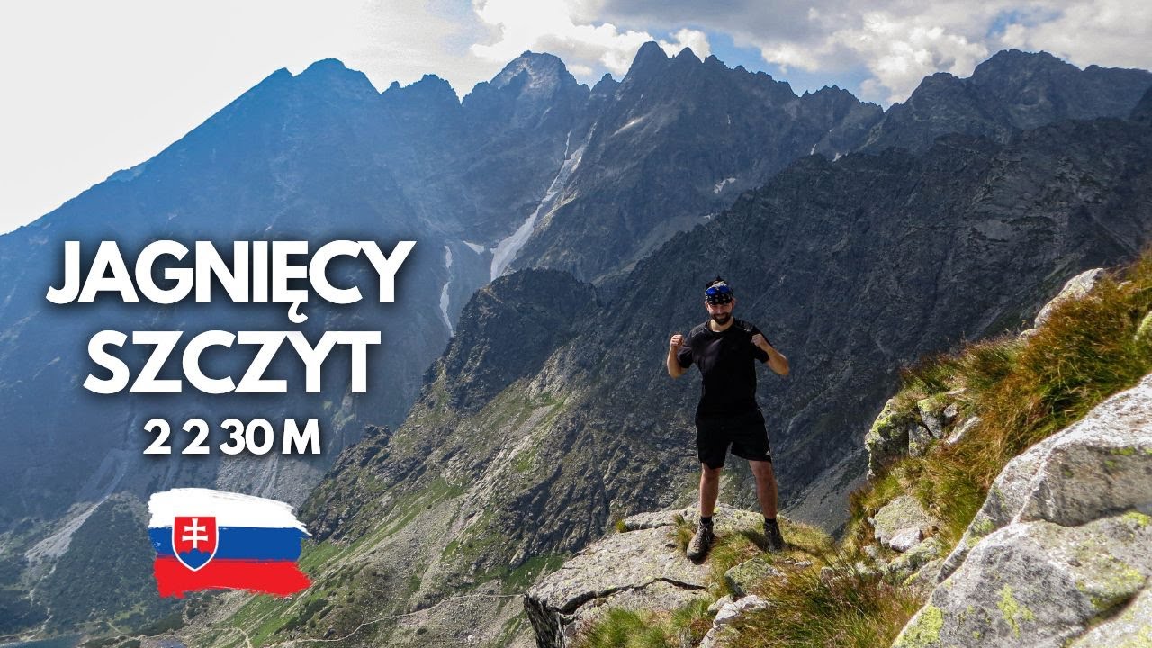 Tatry Słowackie - Jagnięcy Szczyt (2 230 m). Szlak prowadzi turystę po głównej grani Tatr Wysokich!