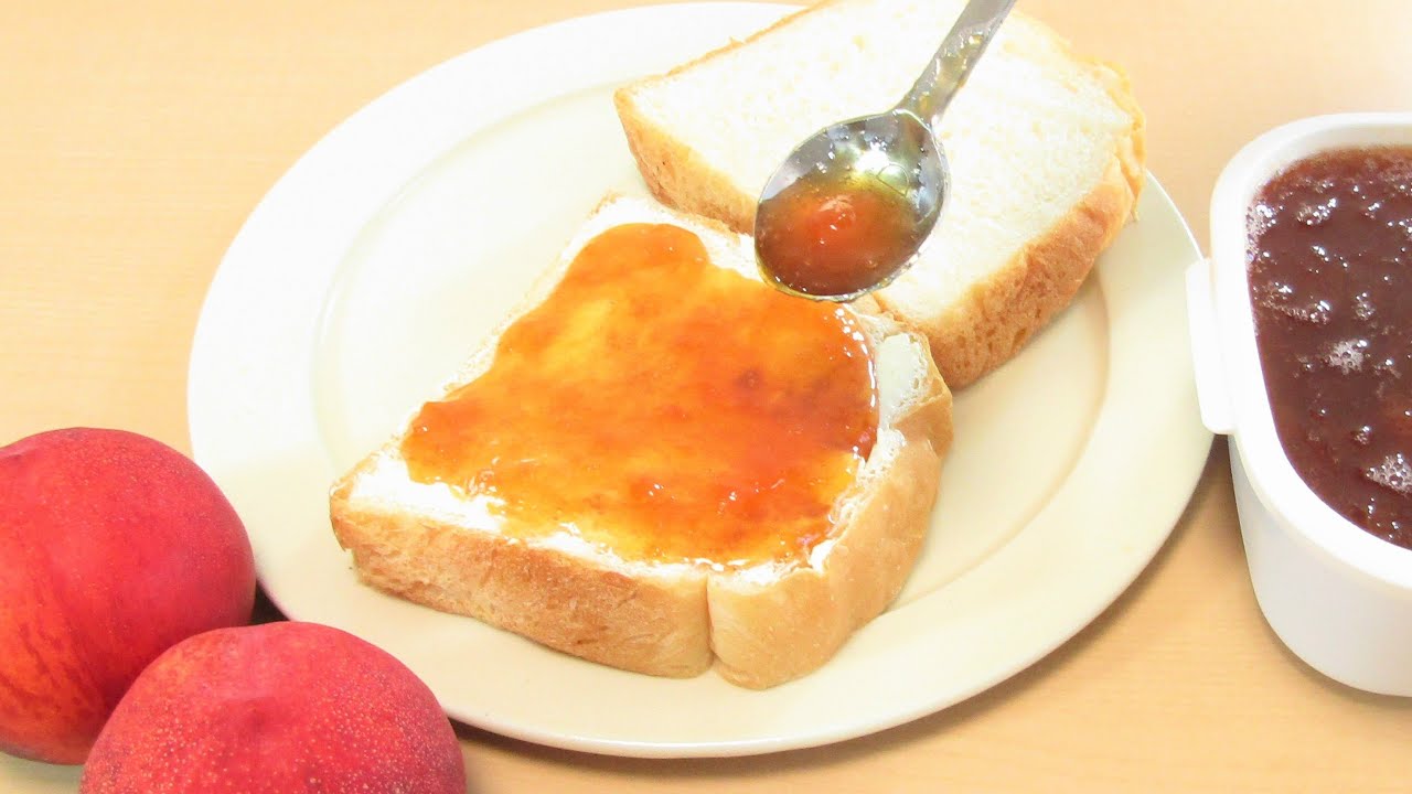 🍑Confiture de Nectarine au Thé noir/Black tea Nectarine jam/ネクタリンと紅茶のジャム