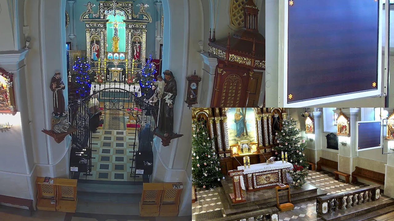 Transmisja mszy św. z kościoła w Szaflarach