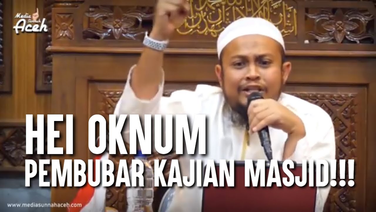 Ketika ditantang oleh oknum yang membubarkan kajian di Masjid - Ustadz Harits Abu Naufal