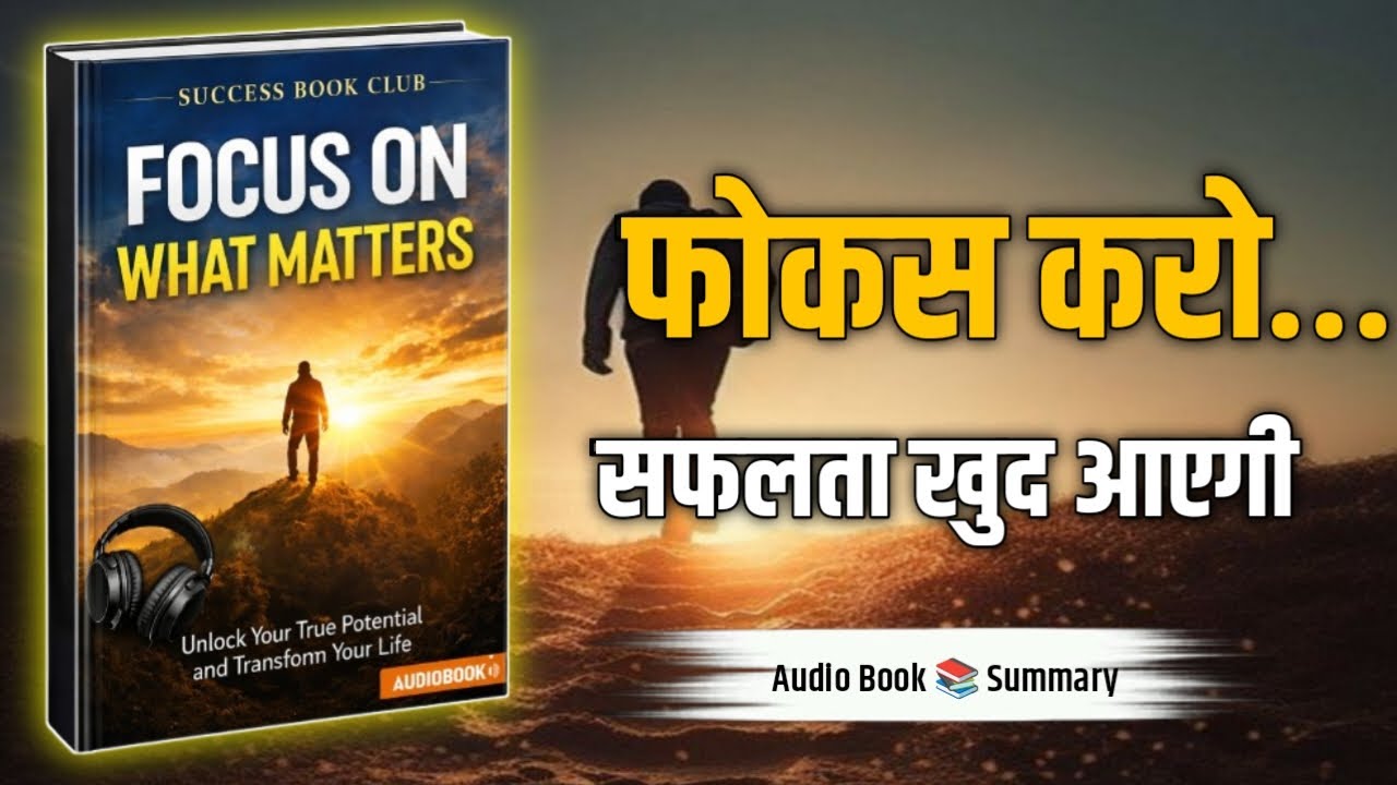 सिर्फ इसी पर फोकस करो | जिंदगी बदल जाएगी | Focus on What Matters | Full Audiobook Hindi