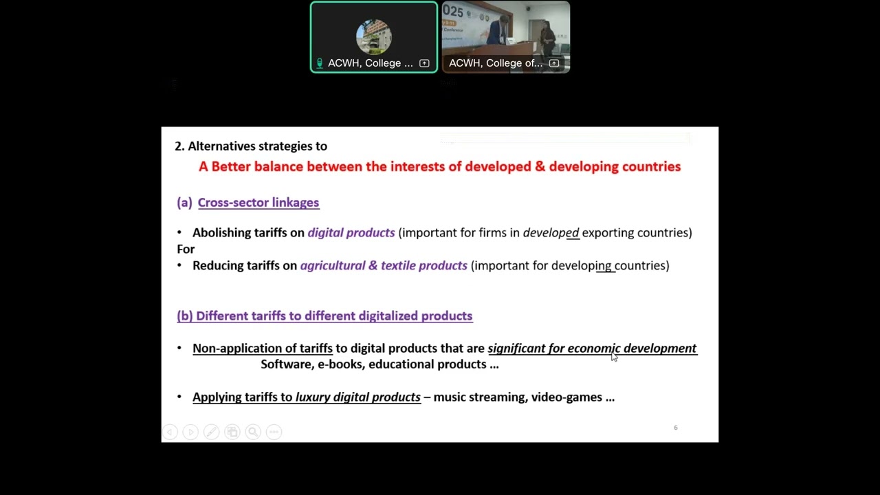 SIEL 2025 - Day 2 Panel 15 - Digital Trade and Regulation