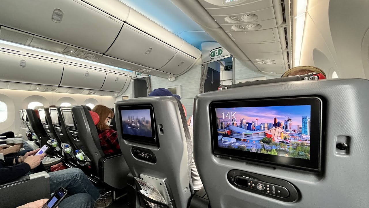 Air Canada Premium Economy Full Experience | Boeing 787-9 Dreamliner | Из Торонто в Калгари