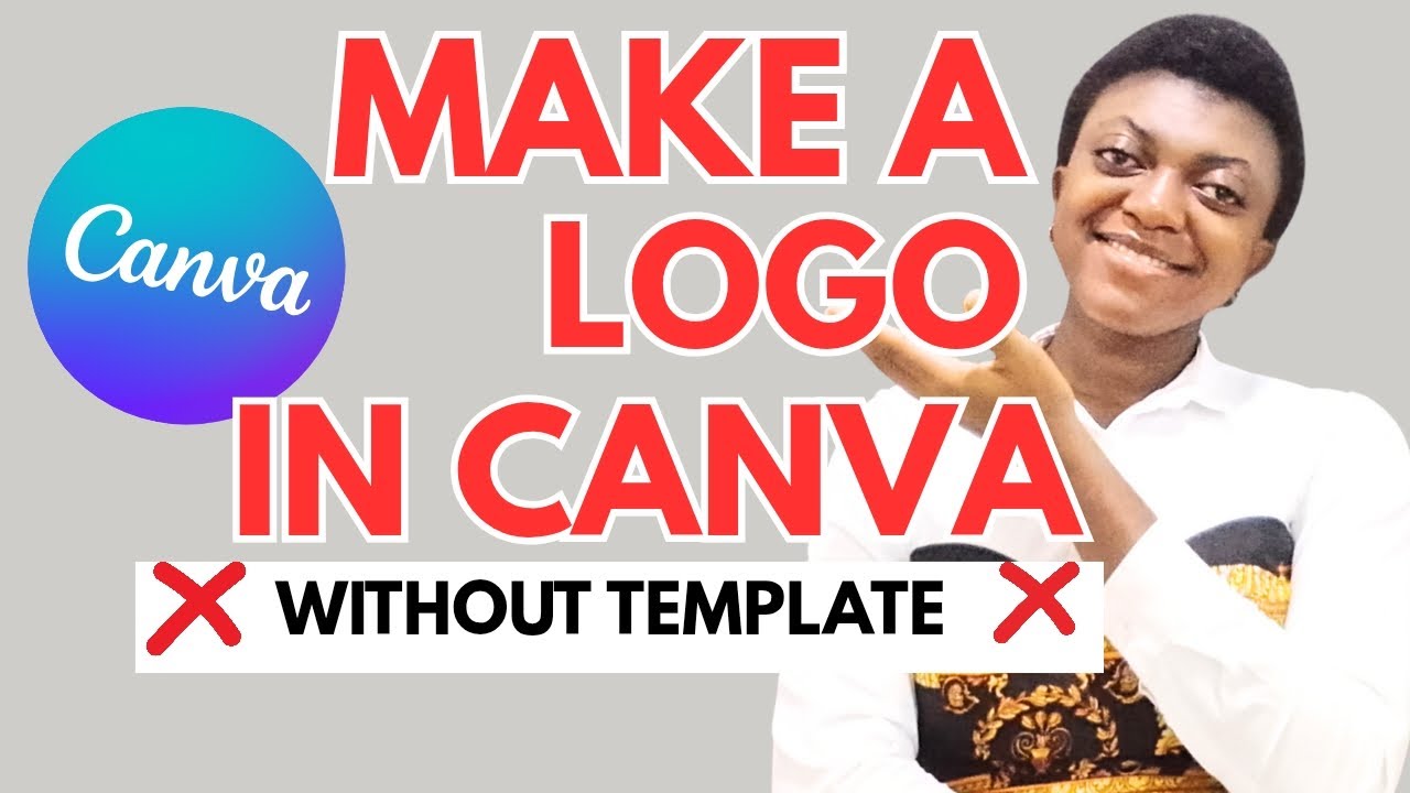How to design Logo in Canva| Without TEMPLATE | From Scratch