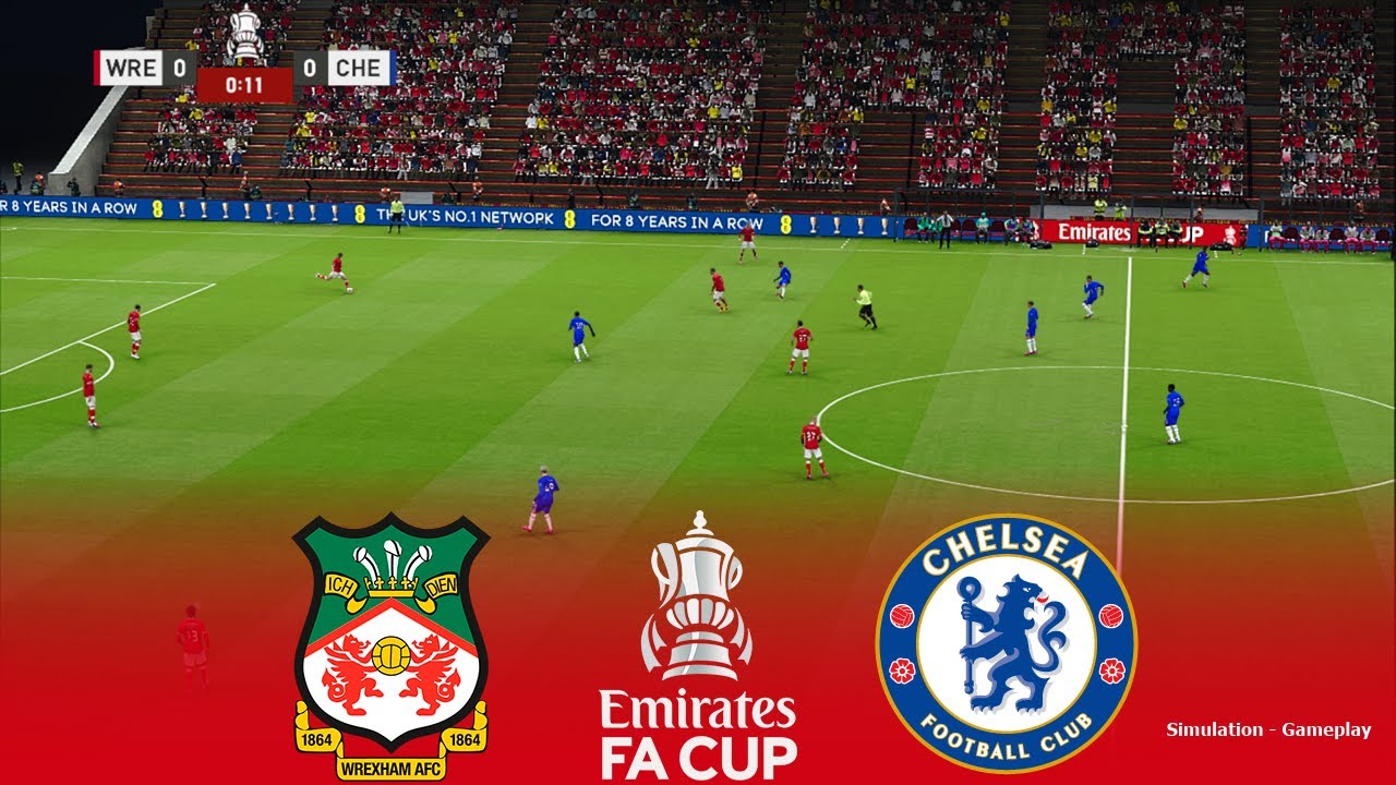 WREXHAM vs CHELSEA Live | FA Emirates Cup 2026 | 07 March 2026 | Simulation PES 2021 Gameplay