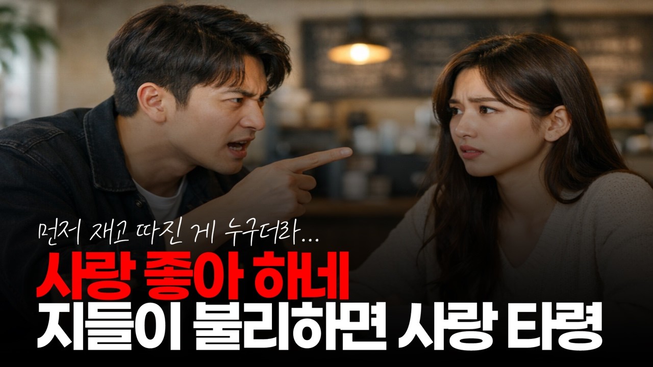 (※시청자댓글) 사랑? 사랑 같은 소리 하고 자빠졌네. 재고, 따지고. 지들이 먼저 따졌으면서. #결혼시장 #결혼현실 #결혼조건