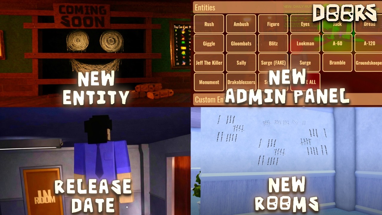 Every New LEAKS You Missed in Upcoming DOORS Updates | New Entity, New Badge And Release Date #doors