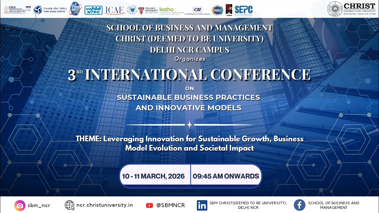 Inauguration | 3rd International Conference on Sustainable Business Practices and Innovative Models