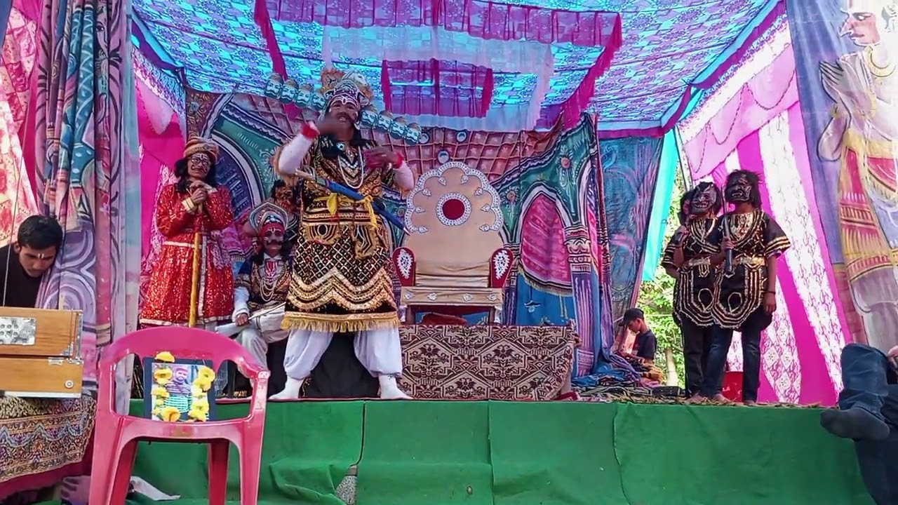 गढवाली महिला रामलीला रावण का सम्वाद मेघनाथ#anita #chaudhary #funny #dance #song #uttakhandi