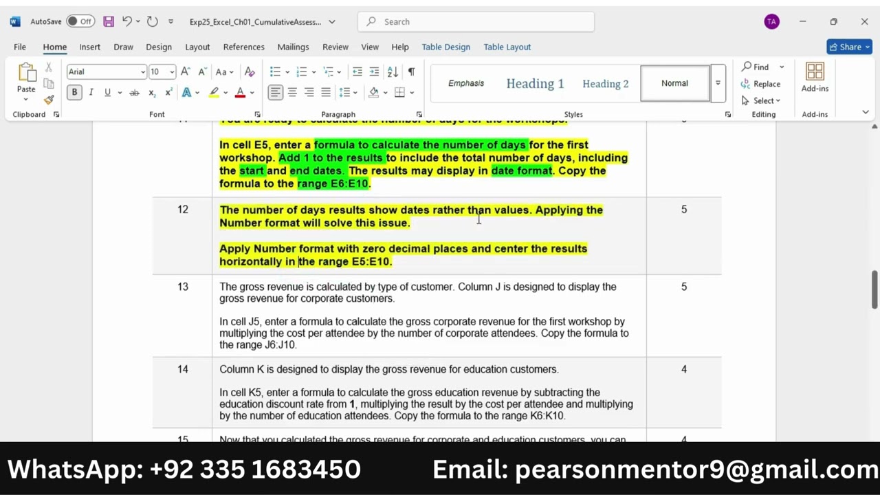 Exp25_Excel_Ch01_Cumulative_Medical | Excel Chapter 1 Grader Cumulative - Medical Expenses | Medical