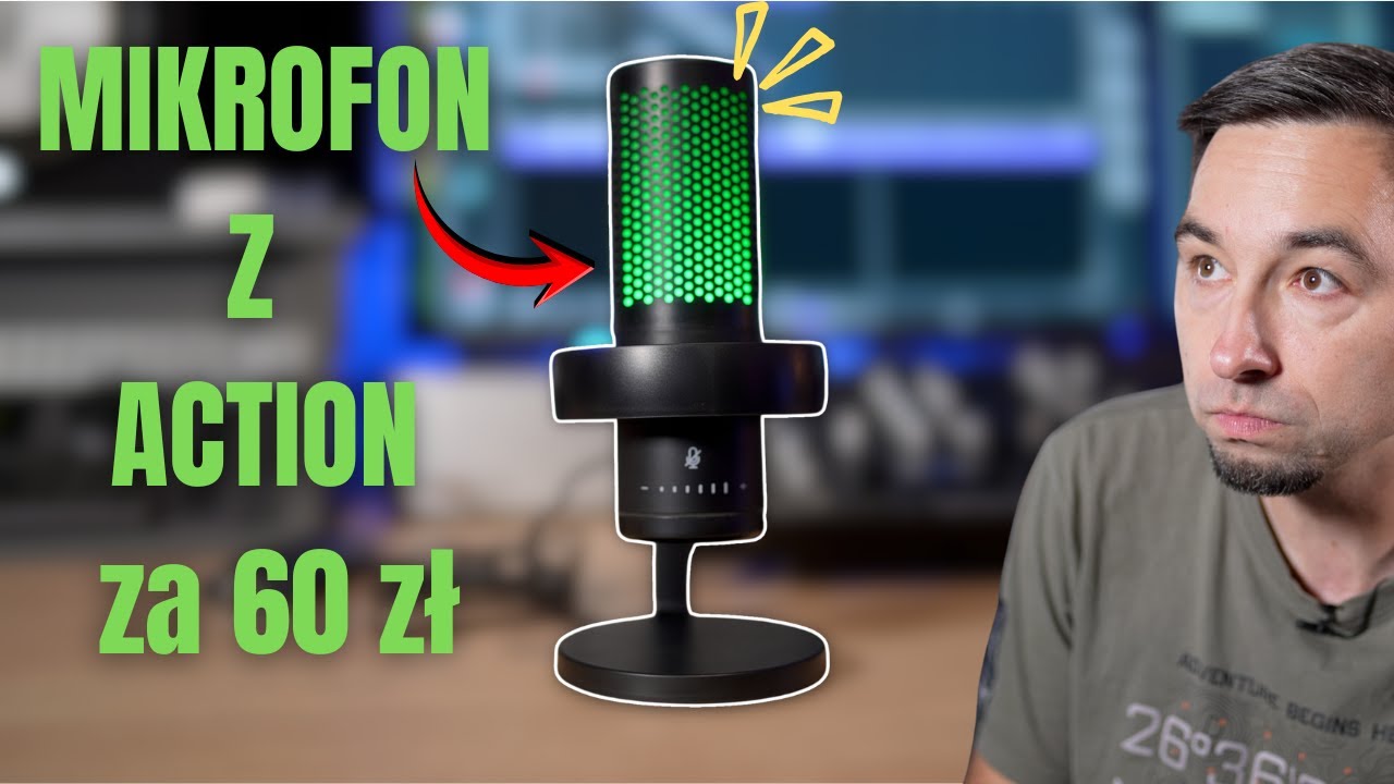 Mikrofon z Action RGB - czy to się może udać?
