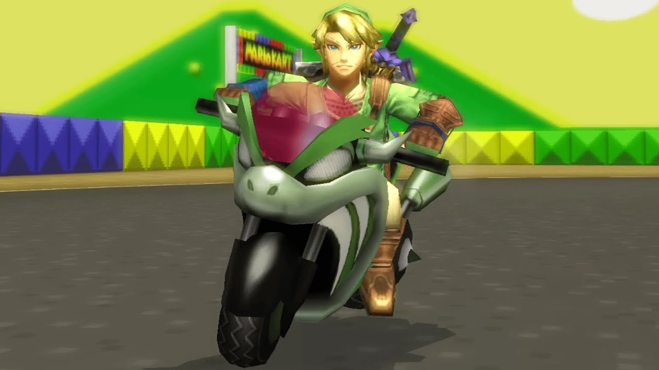 Link in Mario Kart Wii