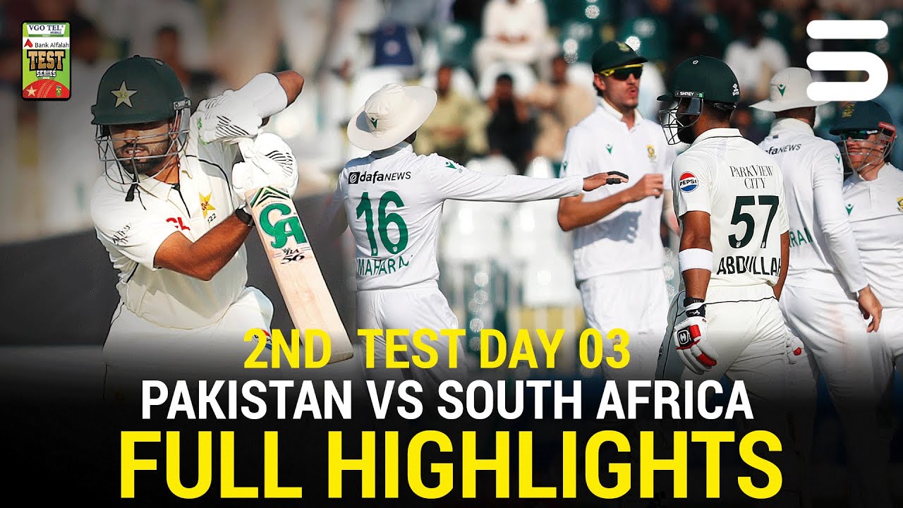 Full Highlights | Pakistan vs South Africa Test Series 2025 | 2nd Test Day 3 | PCB | M3U1K