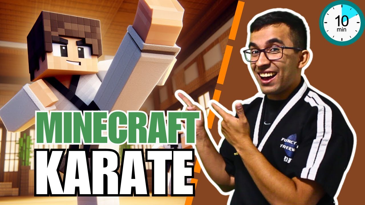 10-минутный урок карате для детей | Minecraft | Dojo Go