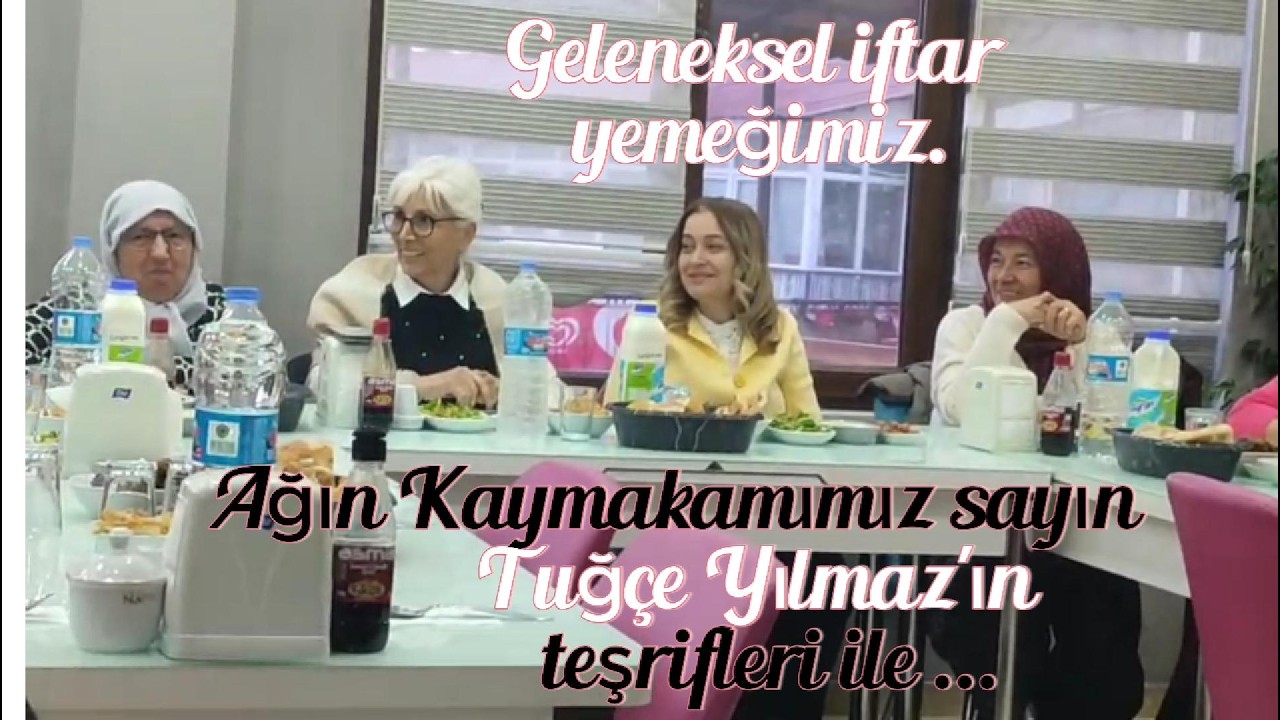 İFTAR YEMEĞİMİZ..