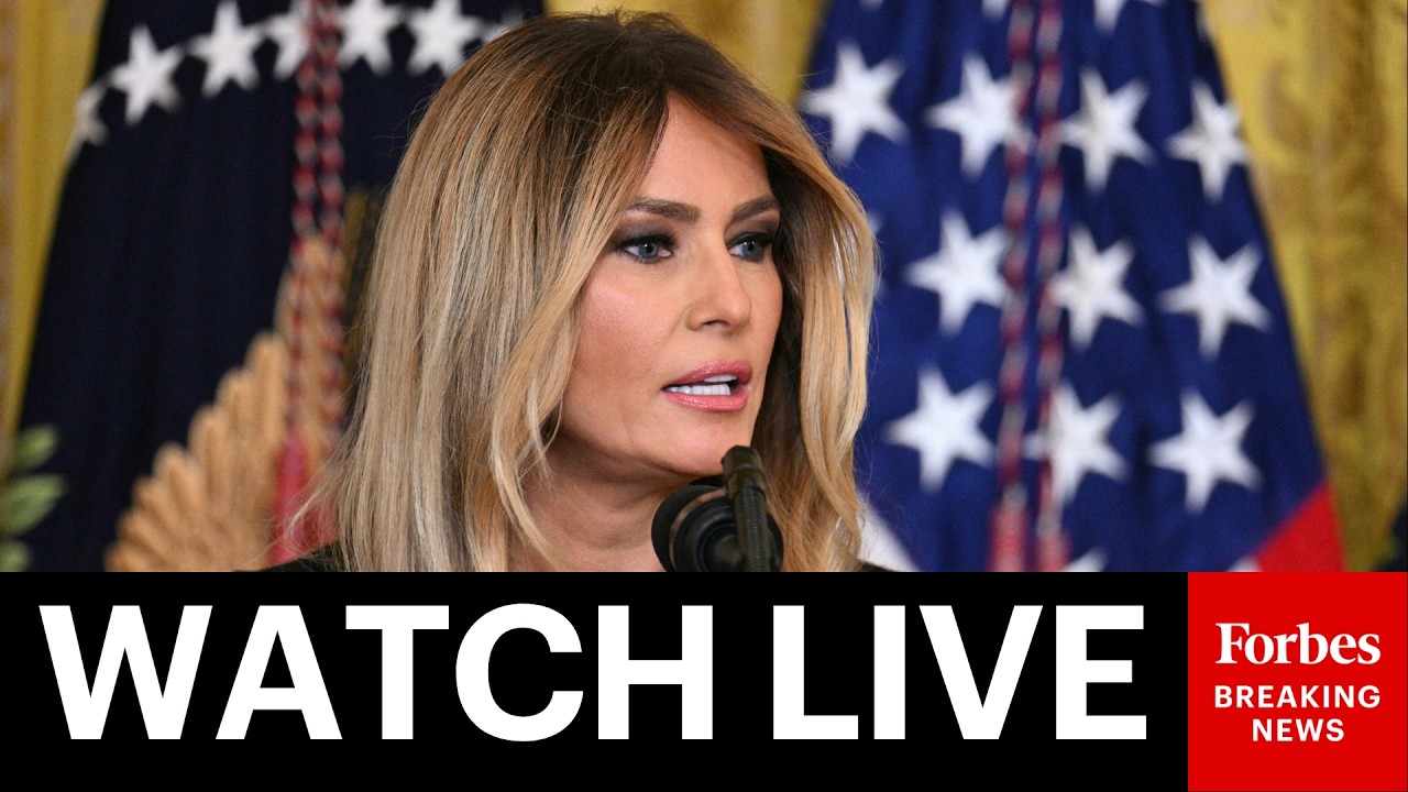 LIVE: First Lady Melania Trump Delivers Remarks At Fostering The Future Accounts Event