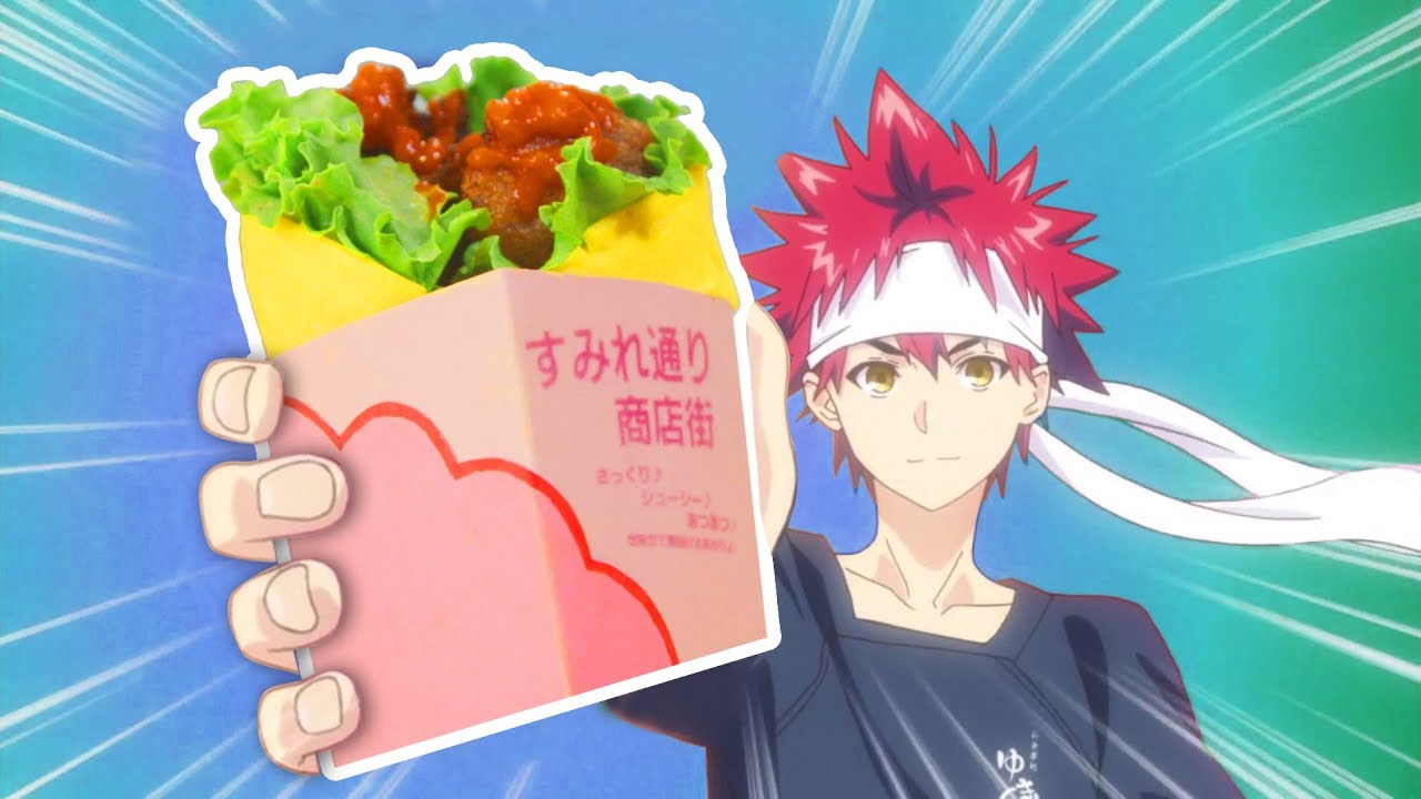 HOW TO MAKE Karaage Wrap from Food Wars! | Shokugeki no Soma | Feast of Fiction